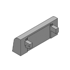 GOTEIRA COM VALVULA SERIES ABRIR 9063 PRETO